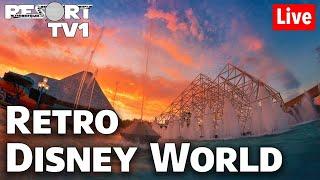 Live: Retro Walt Disney World Live Stream - Extinct Rides, Fireworks, & More!  4-10-20