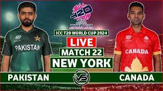 ICC T20 World Cup 2024 Live: Pakistan vs Canada Live | PAK vs CAN Live Scores & Commentary