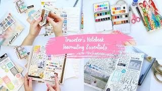 Traveler's Notebook Journaling Essentials ~ My Favourite Journal Supplies + + + LET'S GET INKIE