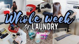 EXTREME LAUNDRY MOTIVATION 2021/THIS WEEK WHOLE LAUNDRY ROUTINE. SAHM LAUNDRY ROUTINES/WASH WITH ME