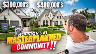 Houston's Top Masterplanned Community with Massive New Construction Homes for CHEAP!