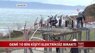 Marmara Adası'nda 10 Bin Kişi Elektriksiz Kaldı