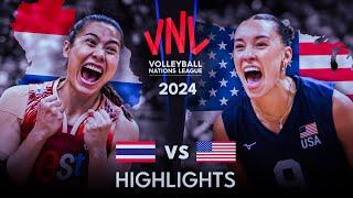  USA vs THAILAND  | Highlights | Women's VNL 2024