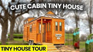 Exquisite Tiny House Tour in Texas | Cabin Style on Trailer