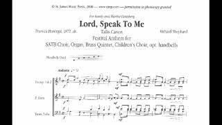 Lord Speak to Me - Richard Shephard