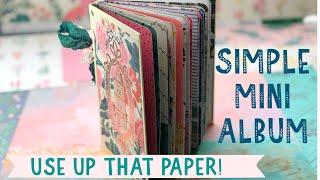 Simple Mini Album {full of pages!}  Rediscover Your Stash 2020