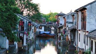 4K | Zhouzhuang Ancient Town,  the No.1 Water Town in China