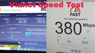 Vianet Fiber Internet Speed Test | What a speed of Vianet | Vianet Speed Test in Computer From LAN