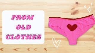 DIY  EASY  panties from t-shirts