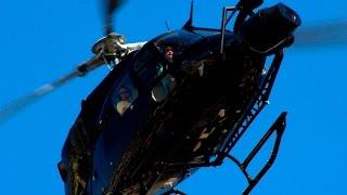 Helicóptero de Rápido y Furioso sobrevuela La Habana