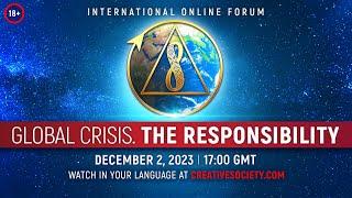 Globální krize. Odpovědnost | Mezinárodní online fórum | UPRAVENÁ VERZE