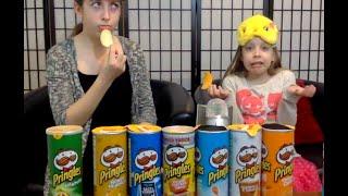 Sister vs Sister Pringles Challenge: Family That Games