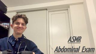 ASMR Abdominal Exam | Doctor Roleplay