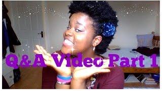 Q&A Video Part 1| Get to know me and my opinions...