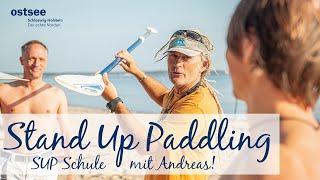 How to SUP: Stand Up Paddeln lernen mit Andreas von der Surfschule Timmendorfer Strand