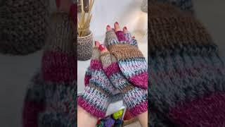  Kostenlose Strickanleitung: Handschuhe mit Fingerkappe stricken