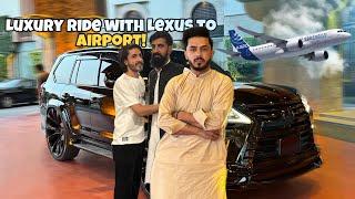 Going to pick Amjad Khan  Luxury Ride With Lexus️