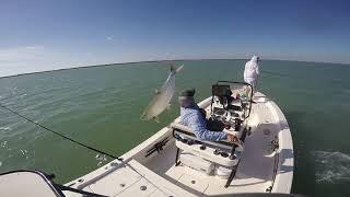 Tarpon Jumps Over Boat! - Must See INSANE Video!