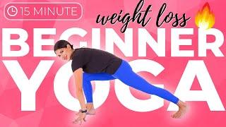 Yoga for Beginners Weight Loss & Toning  15 min BURN