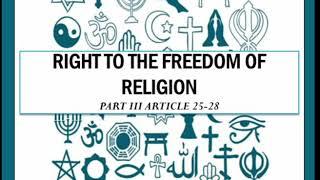 Everything about Right to Freedom of Religion under Indian Constitution