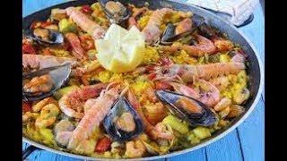 Paella de Marisco facil - Recetas de Cocina faciles - paso a paso