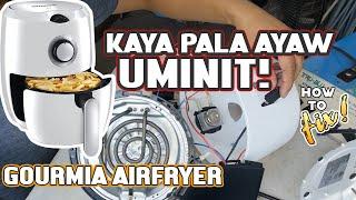 Paano gawin ang GOURMIA AirFryer na ayaw uminit? Airfryer won't heatup.