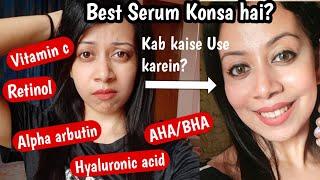 How To Use Serums & Build A Skincare Routine for Beginners! | Konsa serum sabse Best Hai