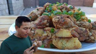 EXCELLENT CHICKEN LEGS WITH POTATOES! FAST AND DELICIOUS!!!