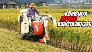 Mesin Panen Padi JEPANG mini harvester KUBOTA ARN216