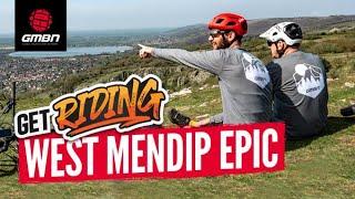 Rich Payne Teaches His Dad More MTB Skills | Riding The West Mendip Way