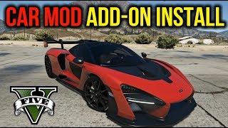 How to Install CAR MODS in GTA 5 (2019 McLaren Senna)