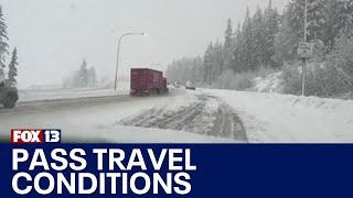 Snoqualmie Pass travel challenges