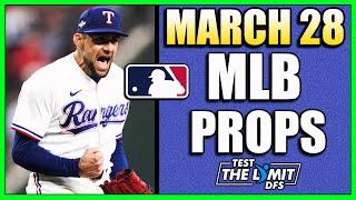 My 3 Best MLB Prizepicks Player Prop Picks | Thursday, March 28th!