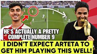 The GENIUS Way Arteta Is Using Kai Havertz As Number 9 At Arsenal & How He Destroyed Tottenham!