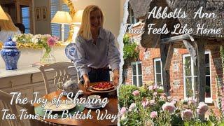 Slow Living English Home Routine | Finding Balance | Baking Strawberry Tart