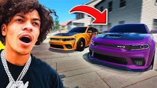 Stealing FAMOUS YouTubers Hellcats in BeamNG Drive