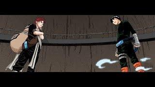 ROCK LEE VS GAARA!! ENGLISH SUB