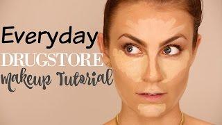 Full Face Drugstore Everyday Makeup Tutorial | Angela Lanter