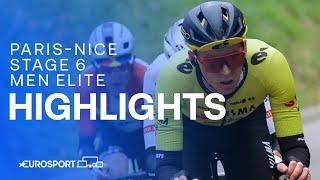 PULSATING VICTORY  | Paris-Nice 2024 Stage 6 Highlights | Eurosport Cycling