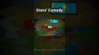 Stans' Comedy #countryballs #shorts #kazakhstan #karakalpakstan #uzbekistan #animation