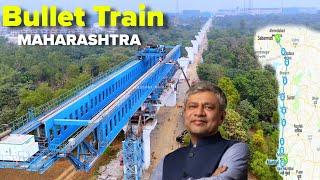 Mumbai Ahmedabad Bullet Train Maharashtra Update | Talasari Maharashtra #4k