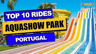 Top 10 BEST Rides at Aquashow Family Park  (2023) | Quarteira, Portugal