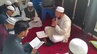 teaching holy Quraan by the grand child of Allama Saheb Qibla fultali (Rh)