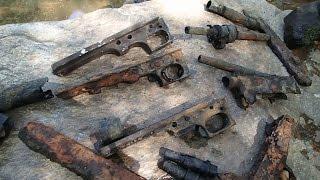 Video # 400 - Machine gun parts found in the river! | Nugget Noggin
