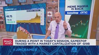 Jim Cramer talks GameStop's valuation