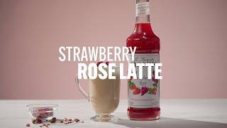 Recipe Inspiration: Strawberry Rose Latte