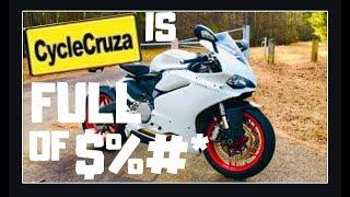 CycleCruza IS WRONG!! Riding With PTSD! On a Ducati Panigale 959