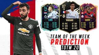 FIFA 21 TOTW 20 Predictions | Team of the Week 20 | TOTW 20 Prediction Fifa 21