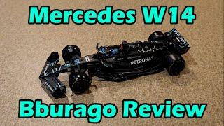 2023 Mercedes W14 George Russell Bburago Review - Formula 1 Diecast Review