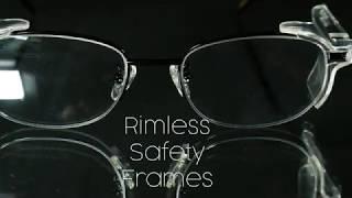 Prescription Safety Glasses: # RX-180 with Removable Side Shields